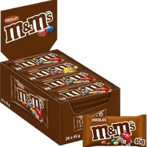 M&M’S Milk Chocolate Candy 24 x 45g – Colorful Shells
